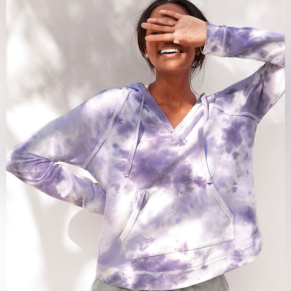 Maurice’s women’s medium purple tie dye pullover hoodie